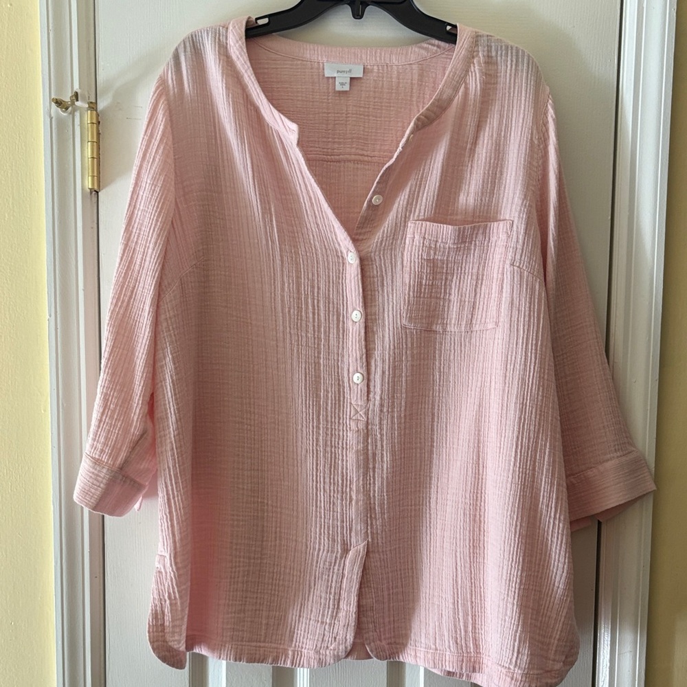 Pure Jill Light Pink Blouse